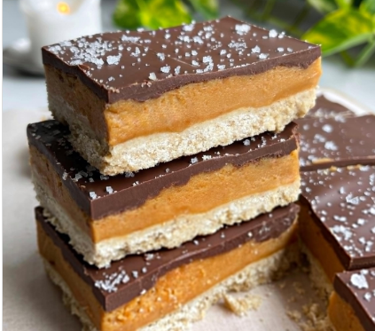 Healthy Caramel Slice Recipe