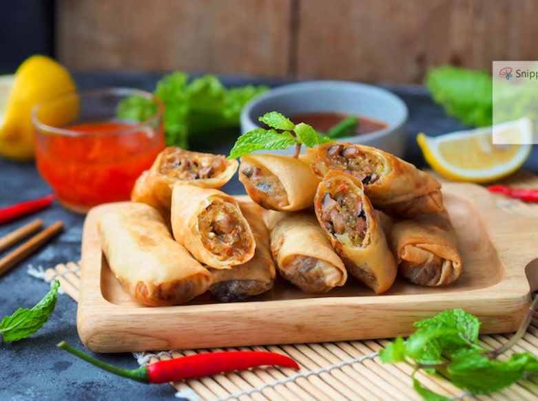 Rice Paper Egg Rolls