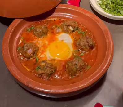 Spiced Meatballs with Tomato Sauce and Eggs