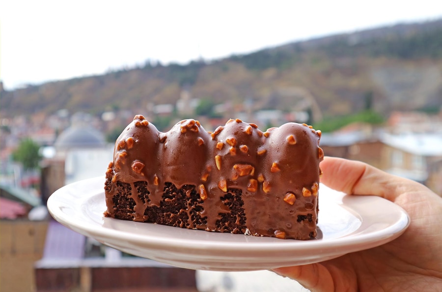 Swiss Chocolate Chalet Cake